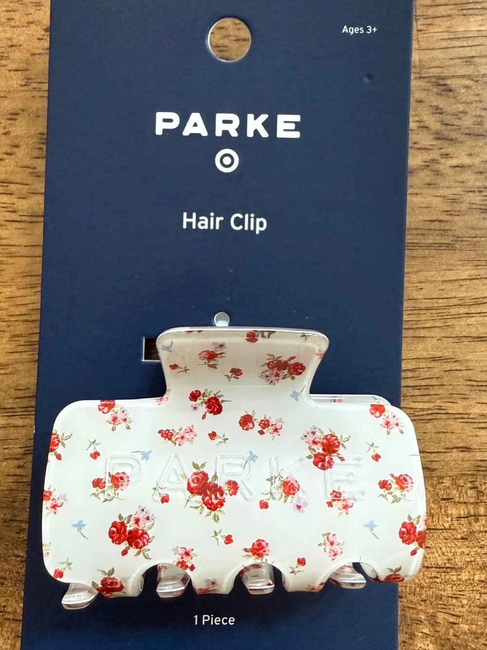 Parke White Floral Hair Clip - Women Accessories